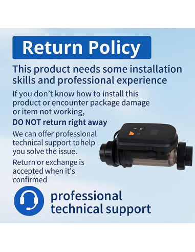 Clorador de Piscina de Agua Salada HOSOUTION 56784L Inteligente