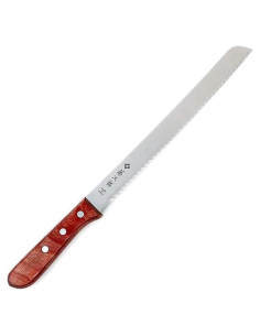 Cuchillo de Pan Tojiro Japonés 37.5 cm Acero Inoxidable Madera