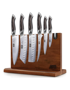 Juego de Cuchillos de Cocina HOSHANHO 7 Piezas Acero Inoxidable