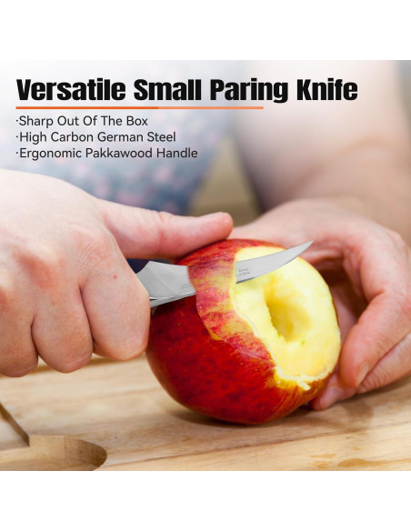 Cuchillo de Pelar TUO 6.35 cm Acero Inoxidable Ergonómico