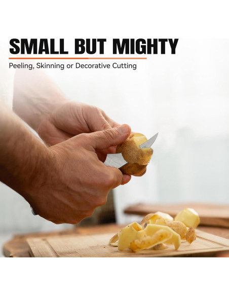 Cuchillo de Pelar TUO 6.35 cm Acero Inoxidable Ergonómico