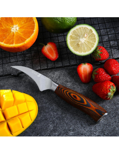 Cuchillo de Pelar TUO 6.35 cm Acero Inoxidable Ergonómico