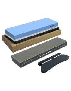 Kit de piedra de afilar Sattinrod 4 lados grano 400/1000