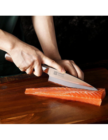 Cuchillo Deba KEEMAKE 16.5 cm Acero Inoxidable Alto Carbono