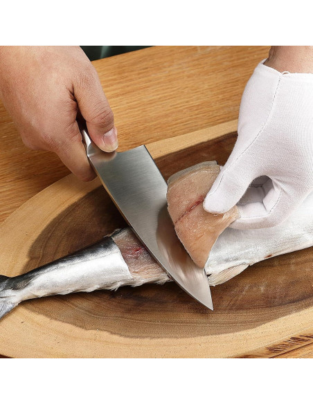 Cuchillo Deba KEEMAKE 16.5 cm Acero Inoxidable Alto Carbono