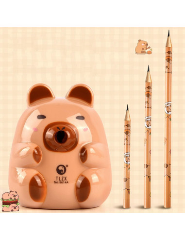 Sacapuntas Creativo Bsdurable Mini Portátil para Lápices