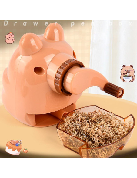 Sacapuntas Creativo Bsdurable Mini Portátil para Lápices