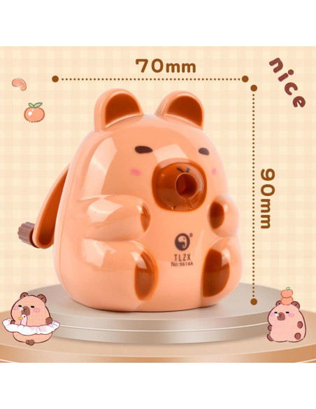 Sacapuntas Creativo Bsdurable Mini Portátil para Lápices