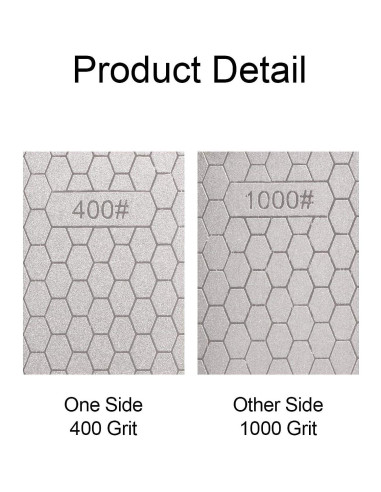 Piedra de Afilar de Diamante S SATC 20.32x7.62 cm Grano 400/1000