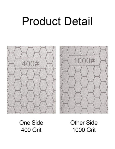Piedra de Afilar de Diamante S SATC 20.32x7.62 cm Grano 400/1000