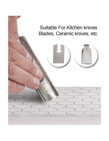 Piedra de Afilar de Diamante S SATC 20.32x7.62 cm Grano 400/1000