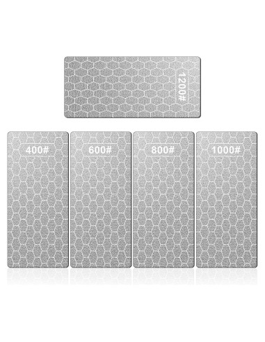 Piedra de Afilar de Diamante KITANIS 5 Piezas Grano 400 a 1200