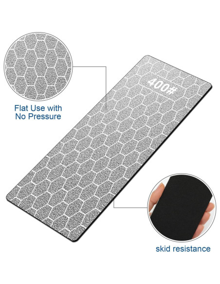 Piedra de Afilar de Diamante KITANIS 5 Piezas Grano 400 a 1200