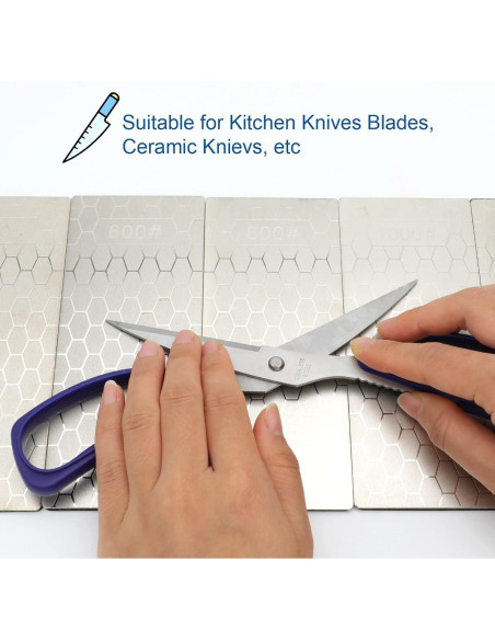 Piedra de Afilar de Diamante KITANIS 5 Piezas Grano 400 a 1200