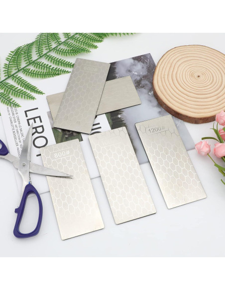 Piedra de Afilar de Diamante KITANIS 5 Piezas Grano 400 a 1200