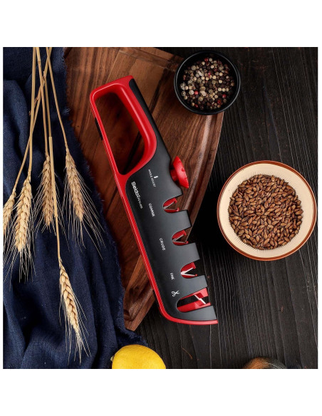 Afilador de Cuchillos Profesional Seido Knives 4 Etapas