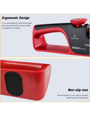 Afilador de Cuchillos Profesional Seido Knives 4 Etapas