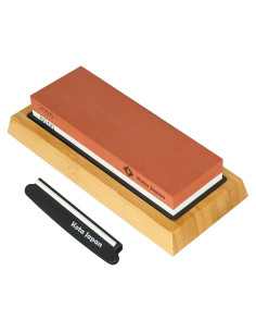 Piedra de Afilar Doble Cara Kota Japan 3000/8000 con Base de Bambú