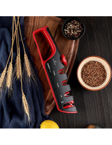 Afilador de Cuchillos Profesional Seido Knives 4 Etapas