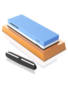 Piedra de Afilado Doble Grano 1000/6000 BABOSTOW con Base