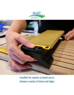 Piedra de Afilado DMT DuoSharp 8" Fino/Grueso con Base 2