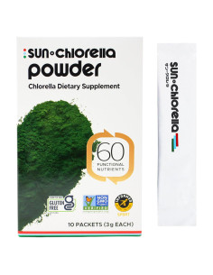 Polvo de Chlorella Sun Superfood 30g - Vegano y Sin Gluten