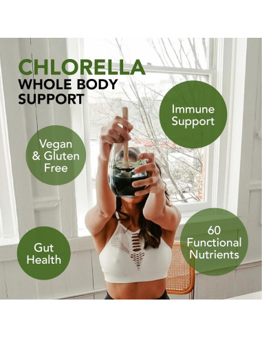 Polvo de Chlorella Sun Superfood 30g - Vegano y Sin Gluten