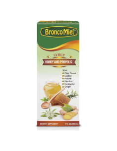 Jarabe BroncoMiel de Miel y Propóleos 236 ml - Soporte Inmunológico