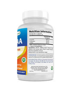 BCAA Mejores Naturales 3200mg 200 Cápsulas Suplemento Muscular 2