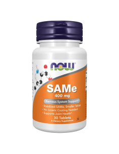 Suplemento SAMe 400 mg NOW Foods - 30 Tabletas Salud Articular