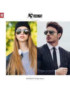 Gafas de sol aviador ROCKNIGHT UV400 polarizadas 58mm 2