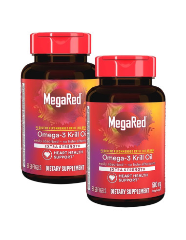 Suplemento Omega 3 MegaRed 350mg 120 Cápsulas Blandas