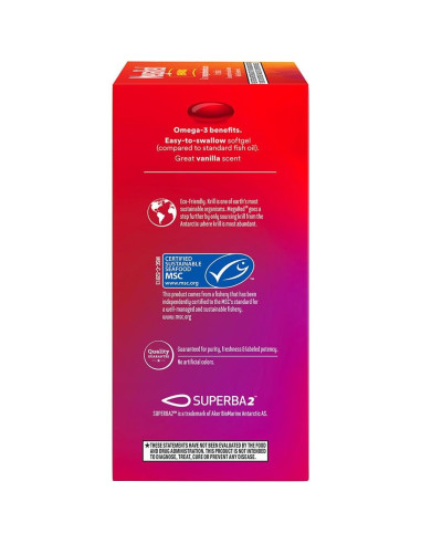 Suplemento Omega 3 MegaRed 350mg 120 Cápsulas Blandas