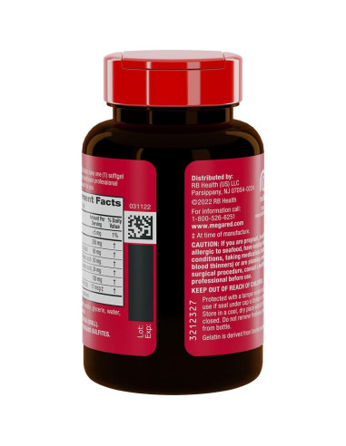 Suplemento Omega 3 MegaRed 350mg 120 Cápsulas Blandas