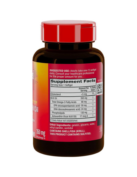 Suplemento Omega 3 MegaRed 350mg 120 Cápsulas Blandas