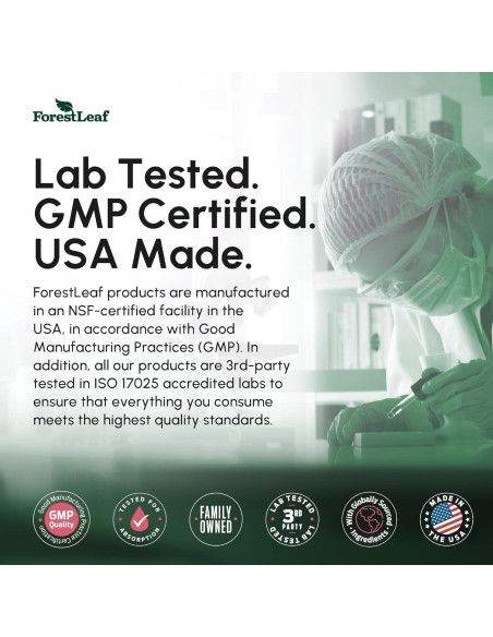 Suplemento DIM ForestLeaf 300mg - 90 Cápsulas para Equilibrio Hormonal