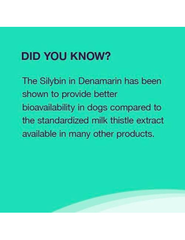 Suplemento Hepático para Perros Nutramax Denamarin 30 Tabletas