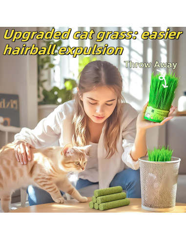 Galletas Liofilizadas para Gatos GREMBEB 90g - Control de Bolas de Pelo