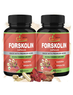 Suplemento Herbal Cadane 2 Paquetes 120 Cápsulas Forskolina