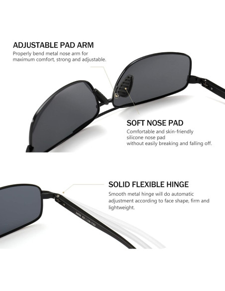 Gafas de sol polarizadas SUNGAIT UV400 ultraligeras