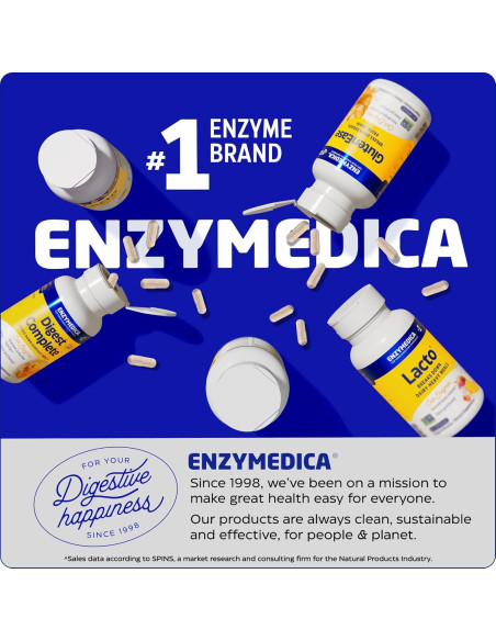 Enzymedica Digest Spectrum - Enzimas Digestivas Avanzadas 30 Cápsulas