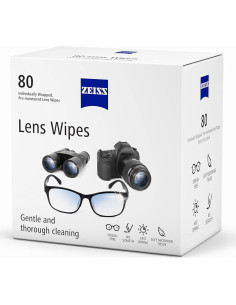 Toallitas de limpieza ZEISS prehumedecidas 80 unidades 2