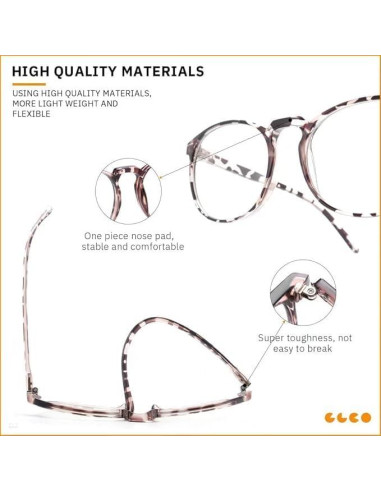 Gafas de Luz Azul IBOANN Iconic para Mujer - Protección UV400