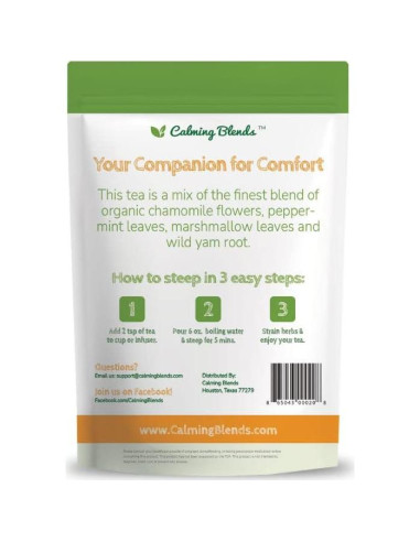 Té Digestivo y Probiotico Calming Blends 60 Cápsulas