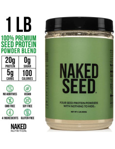 Polvo de Proteína Naked Seed 450g - 4 Ingredientes Vegano 2