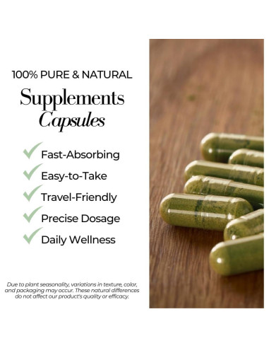 Cápsulas de Fruta de Baobab Siyah Organics 60 Unidades