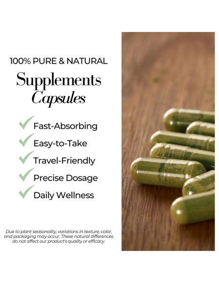 Cápsulas de Fruta de Baobab Siyah Organics 60 Unidades