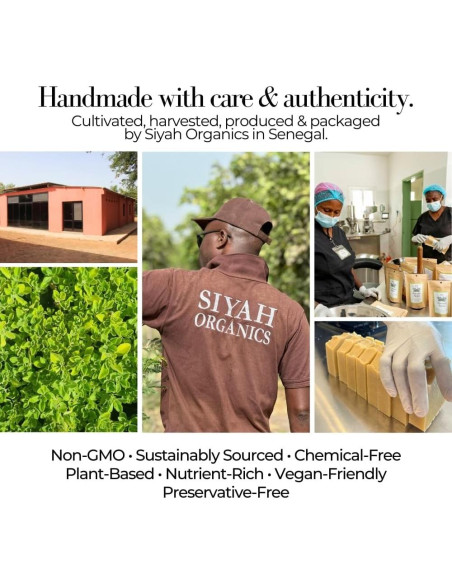 Cápsulas de Fruta de Baobab Siyah Organics 60 Unidades