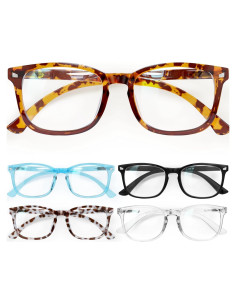 Gafas de lectura CCVOO unisex 1.5x anti luz azul