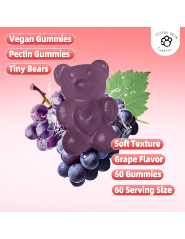 Gominolas PQQ 40mg y CoQ10 100mg Tinies bers 60 Unidades